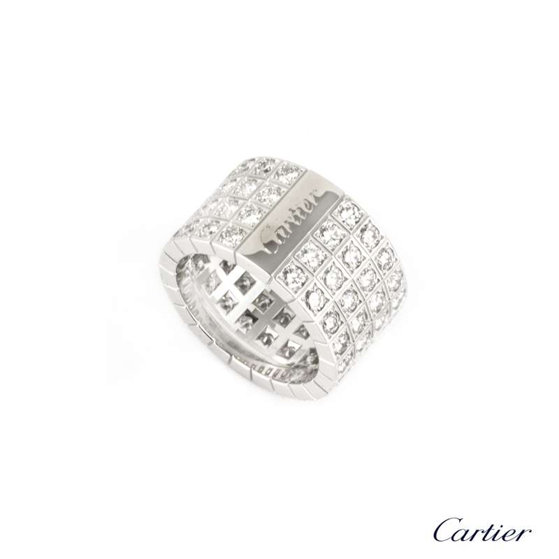 Cartier 18k White Gold Lani_res Diamond Ring N4129200 | Rich Diamonds