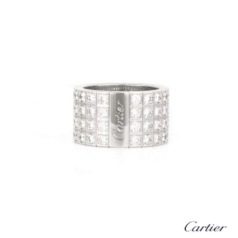 Cartier 18k White Gold Lani_res Diamond Ring N4129200 | Rich Diamonds