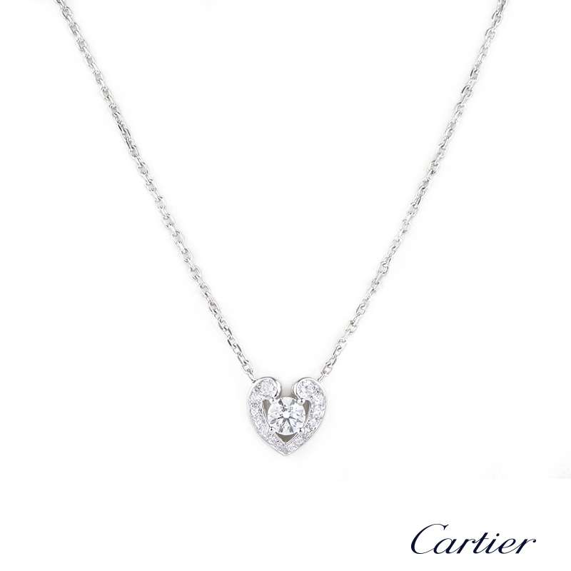 Cartier Diamond Pendant in Platinum 0.51 G VS1 N3018300