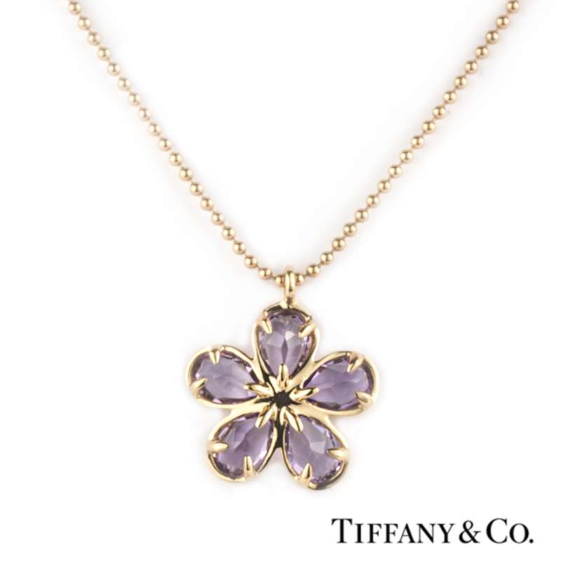 tiffany flower pendant