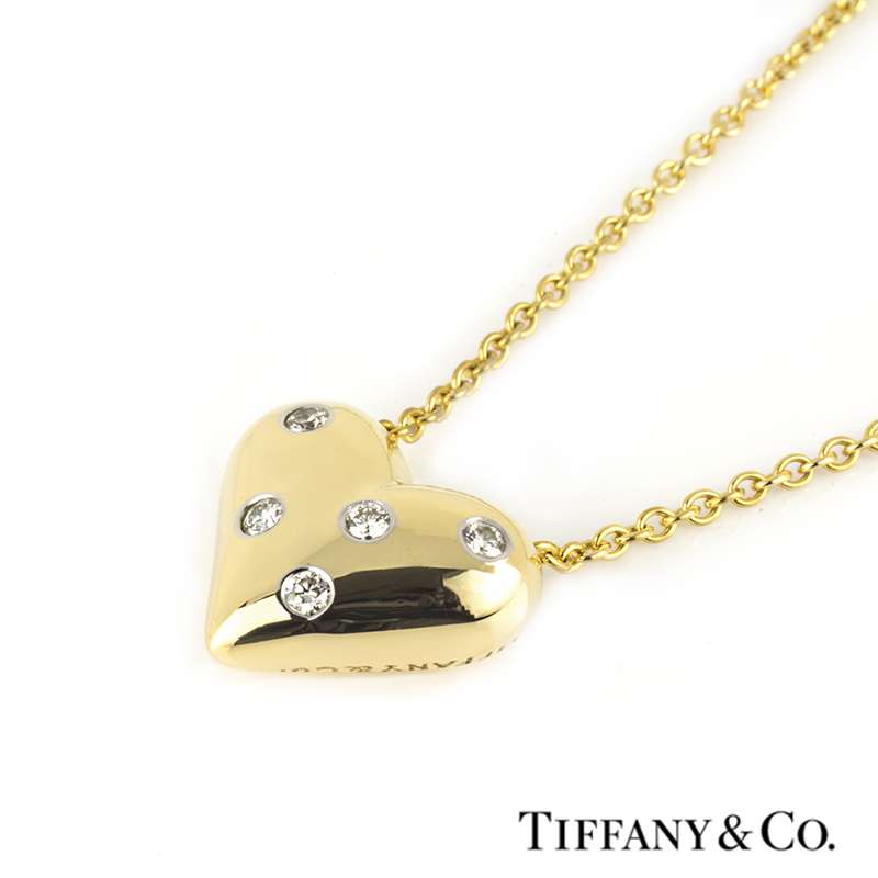 Tiffany & Co. Diamond Heart Pendant, Large Model – CIRCA