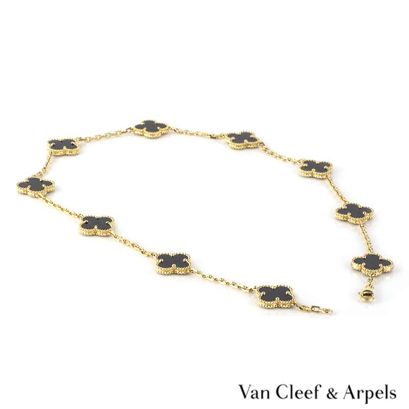 Vintage alhambra yellow gold necklace Van Cleef & Arpels Gold in Yellow gold  - 29364358