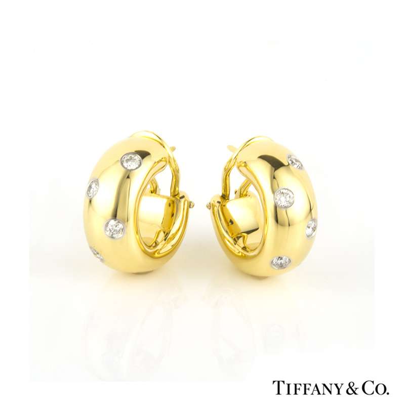 tiffany and co gold hoop earrings