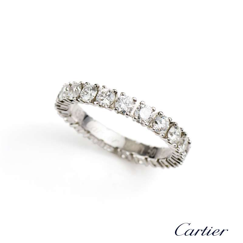 Cartier Platinum Diamond Wedding Band 1 