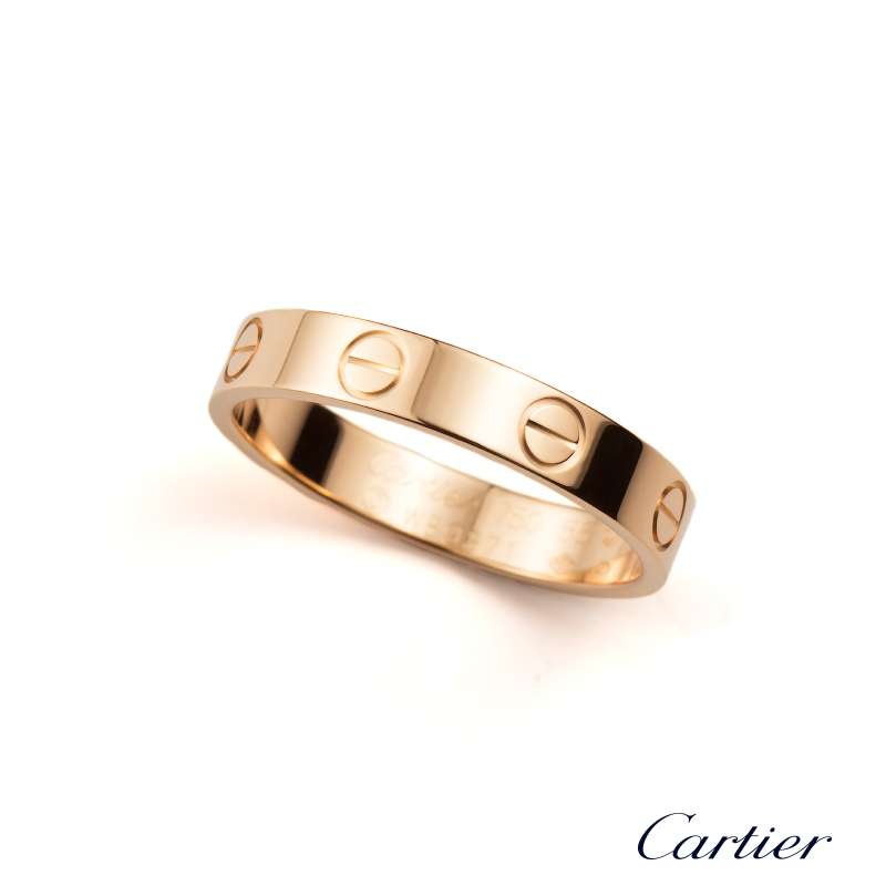 cartier rose gold love ring price