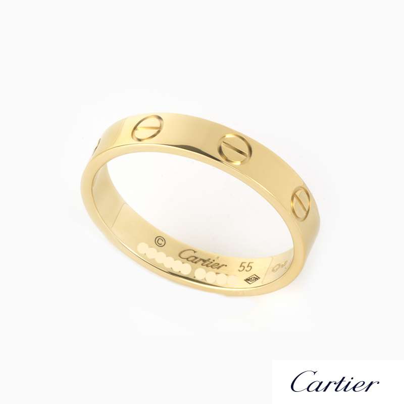 cartier gold wedding ring