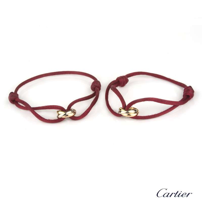 cartier red trinity bracelet