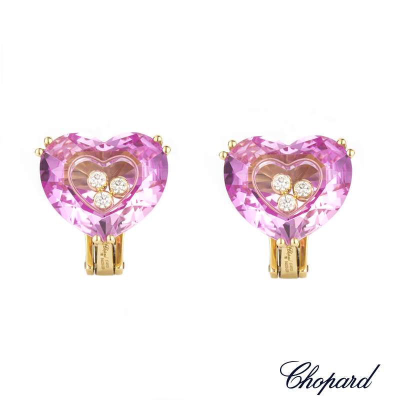 Chopard Happy diamonds sun Golden Pink gold ref.242473 - Joli Closet